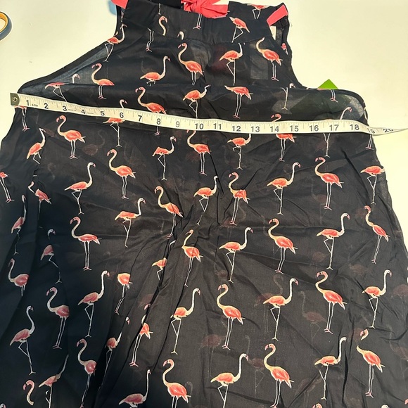 Kate Spade Playa Flamingo Swimsuit Cover Up XS/S - Picture 5 of 7